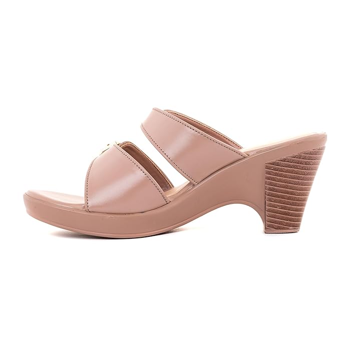 Khadim's Sharon High Heel Cone Slip On Sandal for Women