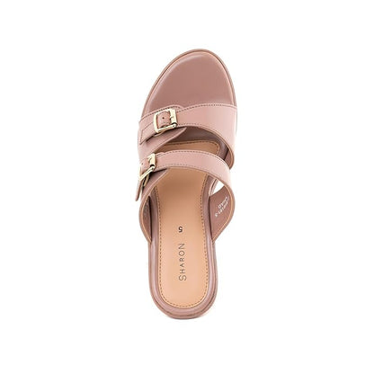 Khadim's Sharon High Heel Cone Slip On Sandal for Women