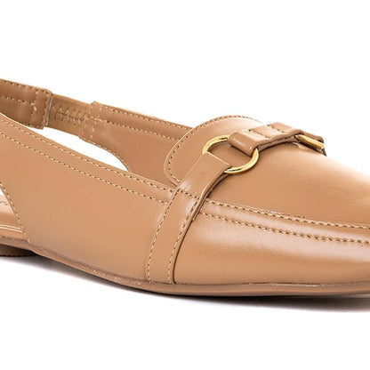 Khadim's Sharon Flat Slingback Loafer Sandal for Women