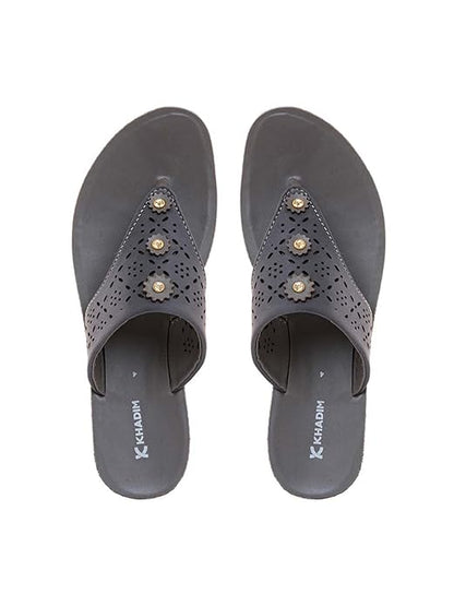 Khadim's Flat Slip On Sandal for Women