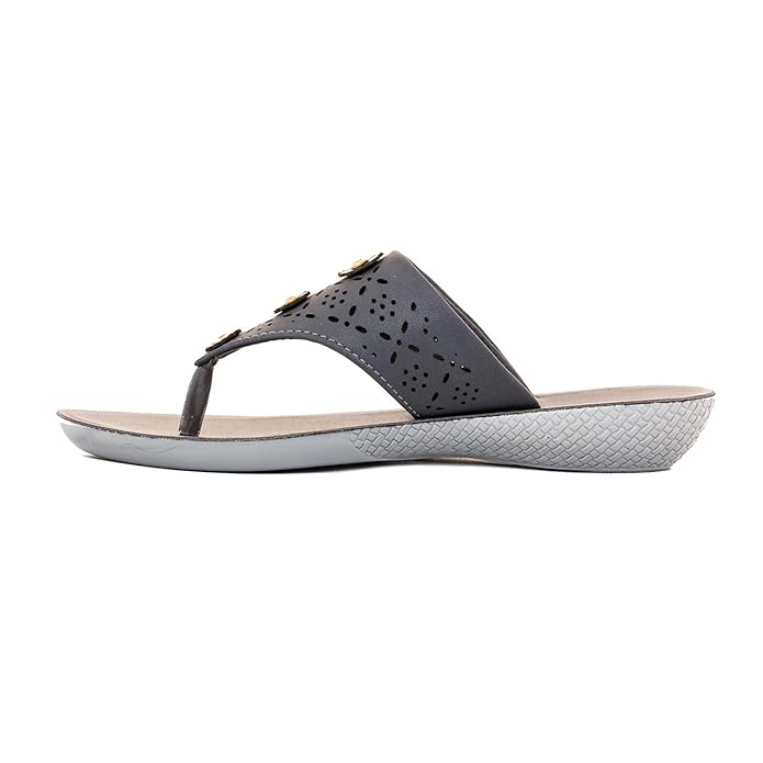 Khadim's Flat Slip On Sandal for Women