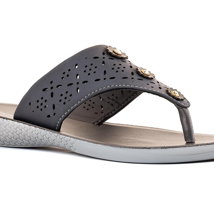 Khadim's Flat Slip On Sandal for Women