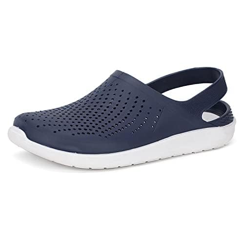 Khadim's Pro Men Navy Outdoor Washable Clogs