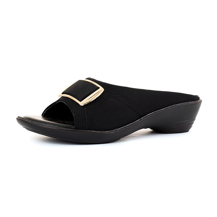 Khadim's Wedge Heel Mule Slip On Sandal for Women