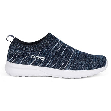 Pro by Khadim's Men's Blue Casual Slip-On Sneakers