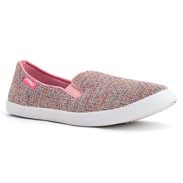 Pro by Khadim Pink Canvas Shoe for Women