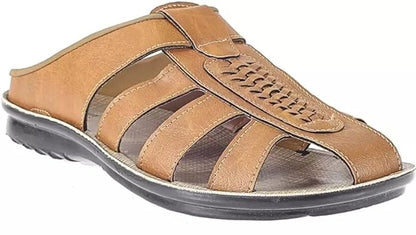 Khadim's Men's Synthetic Tan Sandal