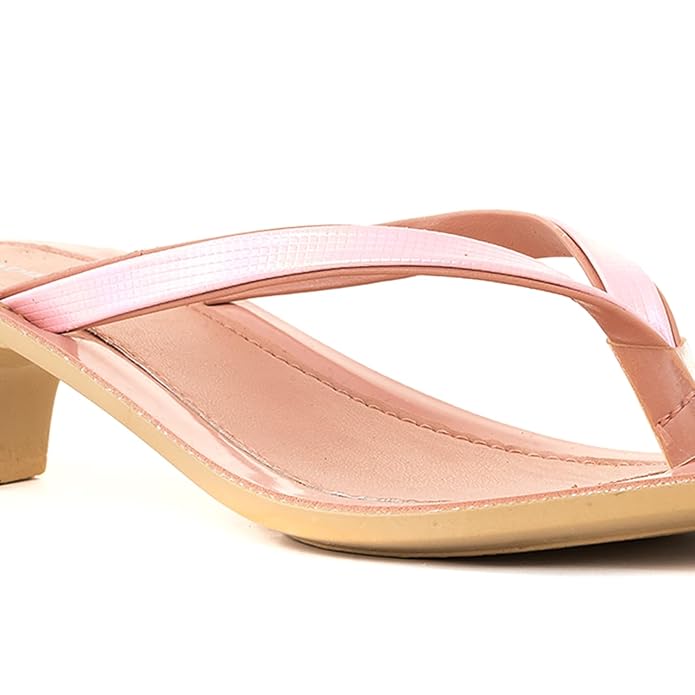 Khadim's French Heel Slip On Sandal for Women