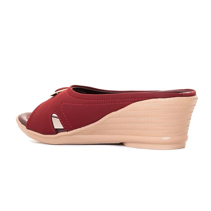 Khadim's Wedge Heel Mule Slip On Sandal for Women