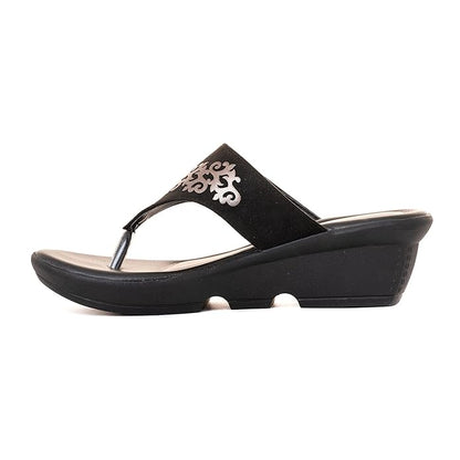 Khadim's Wedge Heel Slip On Sandal for Women