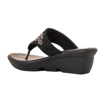 Khadim's Wedge Heel Slip On Sandal for Women