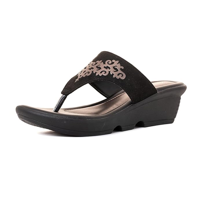 Khadim's Wedge Heel Slip On Sandal for Women