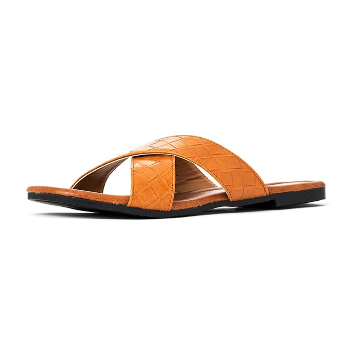 Khadim's Cleo Flat Mule Slide Sandal for Women