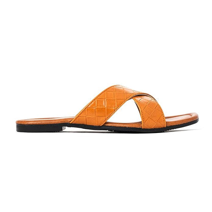 Khadim's Cleo Flat Mule Slide Sandal for Women