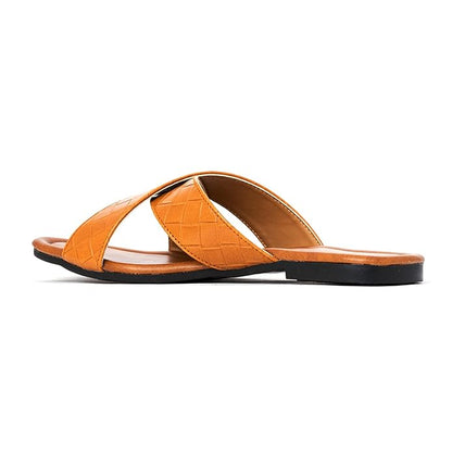 Khadim's Cleo Flat Mule Slide Sandal for Women