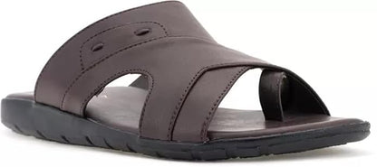 Khadim's Men's Synthetic Brown Sandal