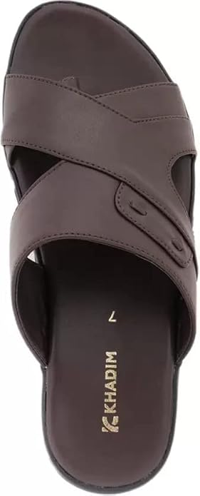 Khadim's Men's Synthetic Brown Sandal