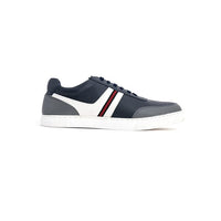 Lazard by Khadim's Synthetic Leather PVC Sole Contrast Patch Stitch Navy Casual Casual Shoe for Men