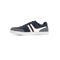Lazard by Khadim's Synthetic Leather PVC Sole Contrast Patch Stitch Navy Casual Casual Shoe for Men