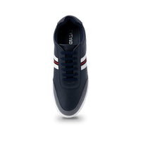 Lazard by Khadim's Synthetic Leather PVC Sole Contrast Patch Stitch Navy Casual Casual Shoe for Men