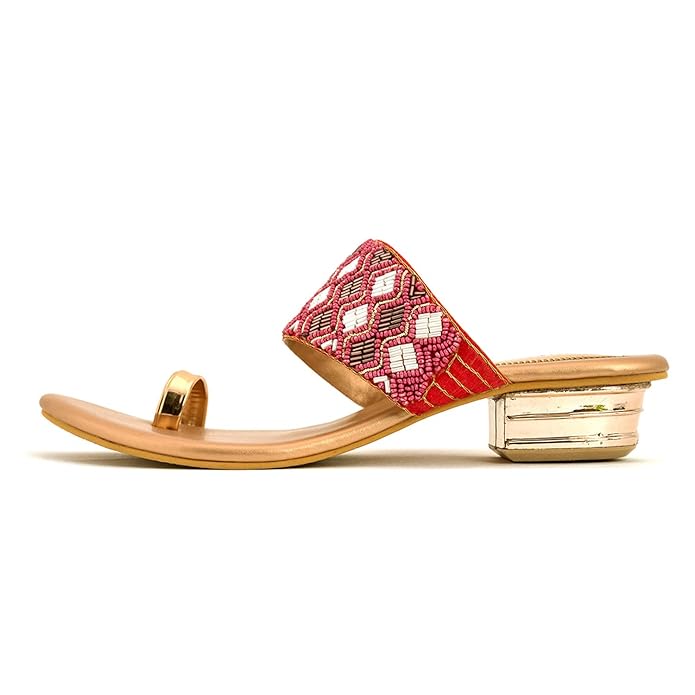 Khadim's Block Heel Slip On Sandal for Women