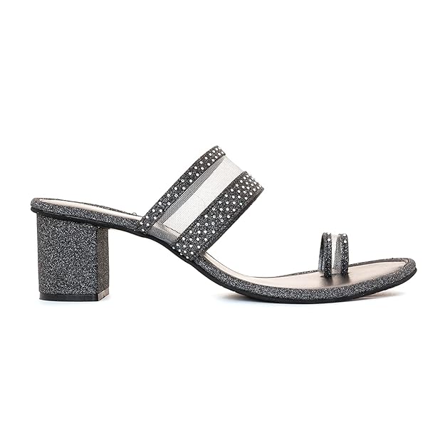 Khadim's Block Heel Slip On Sandal for Women