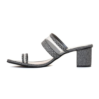 Khadim's Block Heel Slip On Sandal for Women