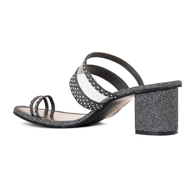 Khadim's Block Heel Slip On Sandal for Women