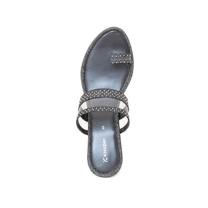 Khadim's Block Heel Slip On Sandal for Women