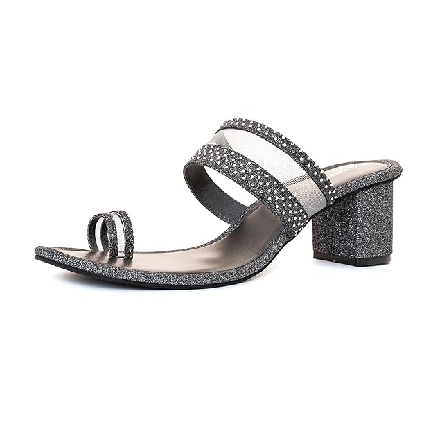 Khadim's Block Heel Slip On Sandal for Women