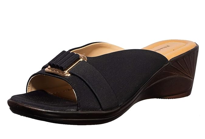 Khadim's Wedge Heel Mule Slip On Sandal for Women