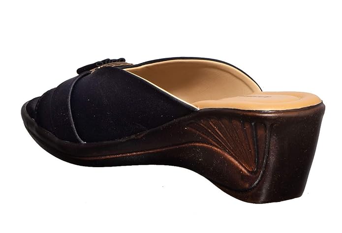 Khadim's Wedge Heel Mule Slip On Sandal for Women