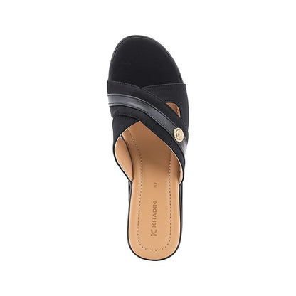 Khadim's Wedge Heel Mule Slip On Sandal for Women