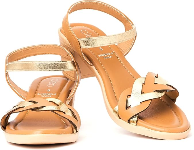 Khadim's Women Beige Heels Sandal