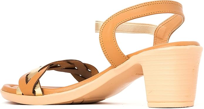 Khadim's Women Beige Heels Sandal