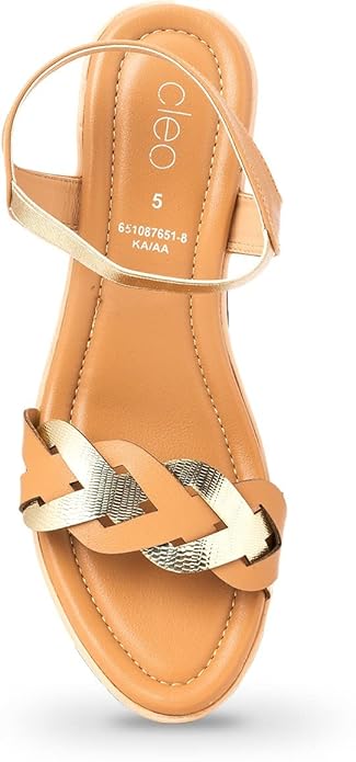 Khadim's Women Beige Heels Sandal