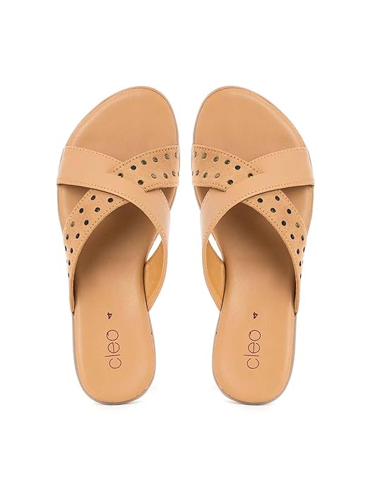 Khadim's Cleo Flat Mule Slide Sandal for Women