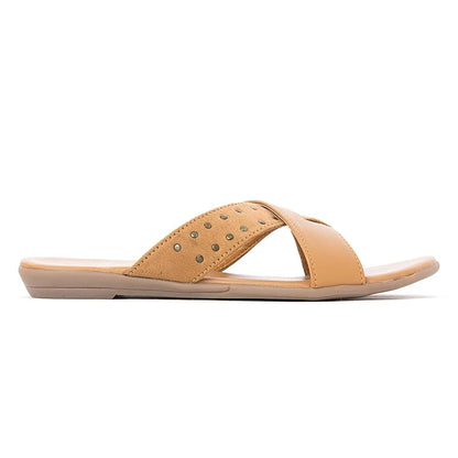 Khadim's Cleo Flat Mule Slide Sandal for Women