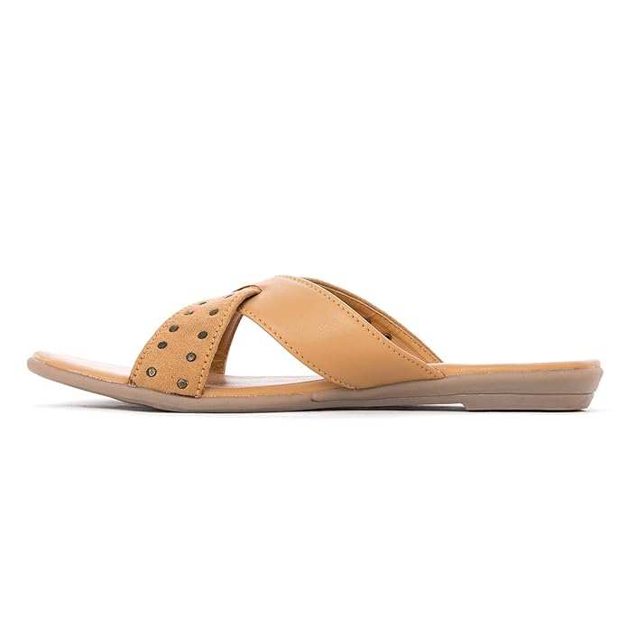 Khadim's Cleo Flat Mule Slide Sandal for Women