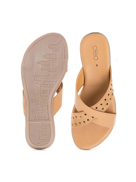 Khadim's Cleo Flat Mule Slide Sandal for Women