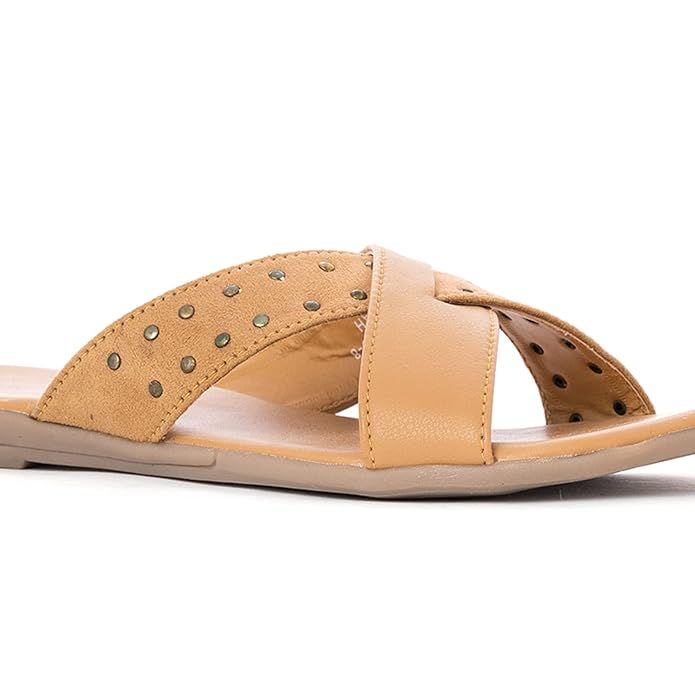 Khadim's Cleo Flat Mule Slide Sandal for Women