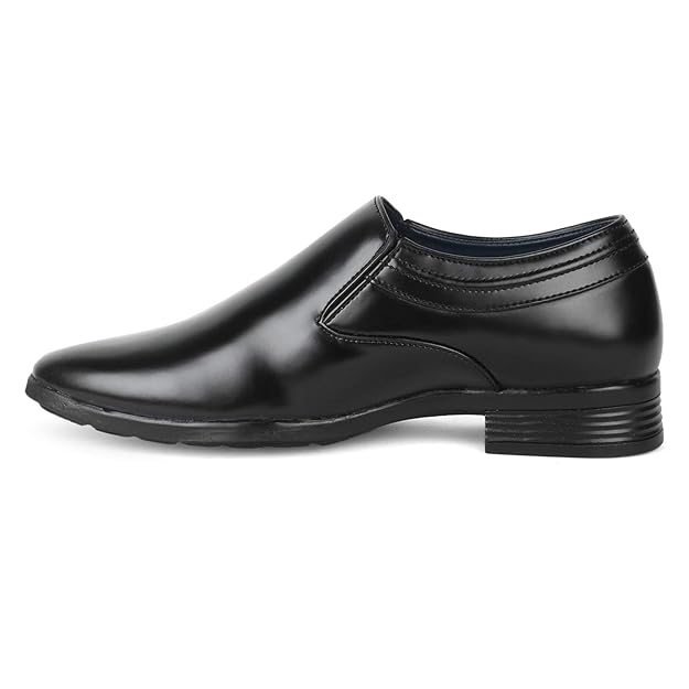 Khadim's Men Black Formal Slip-On Shoe