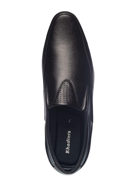 Khadim's Men Black Formal Slip-On Shoe