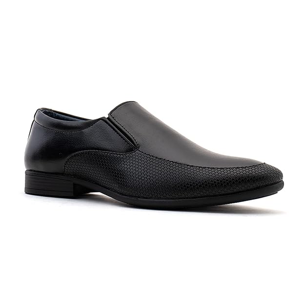 Khadim's Men Black Slip-On Formal Shoe