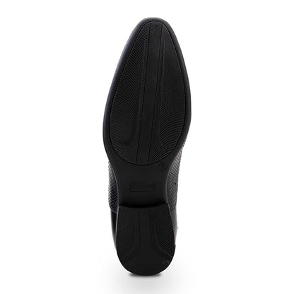 Khadim's Men Black Slip-On Formal Shoe