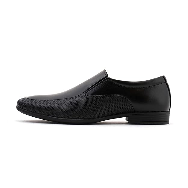 Khadim's Men Black Slip-On Formal Shoe