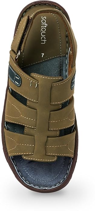 Khadim's Softouch Grey Casual Roman Sandal for Men