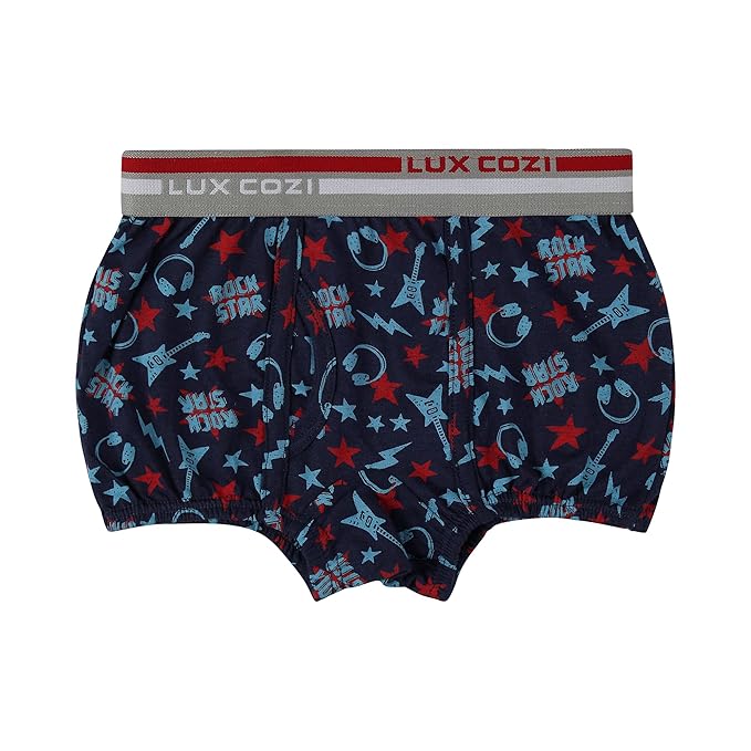 Lux Cozi Boys Outer Elastic Trunks- Assorted Colours