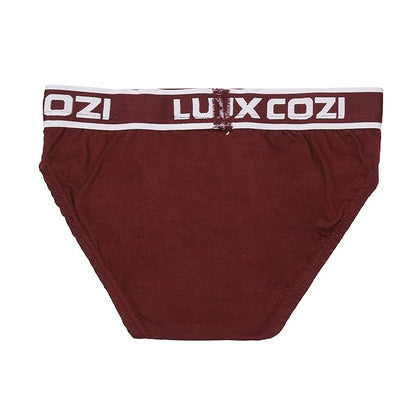 Lux Cozi Boys Outer Elastic Briefs- Assorted Colours