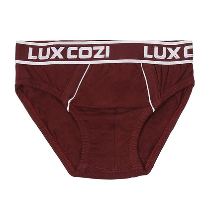 Lux Cozi Boys Outer Elastic Briefs- Assorted Colours